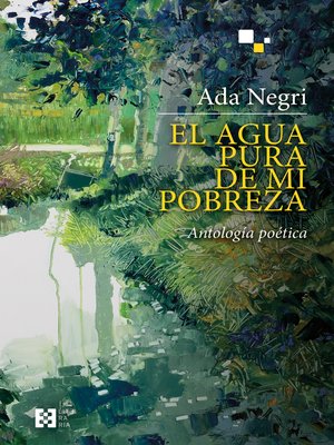 cover image of El agua pura de mi pobreza